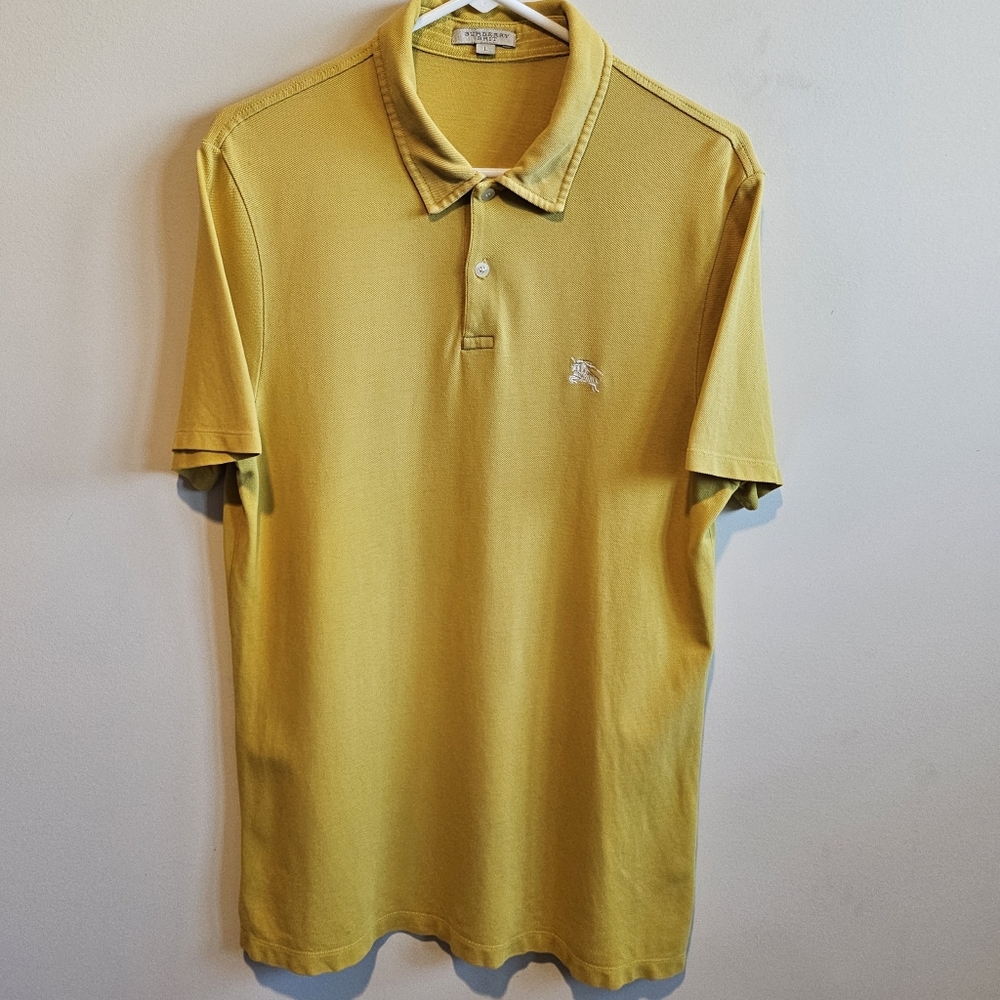 Burberry Mustard Polo Shirt